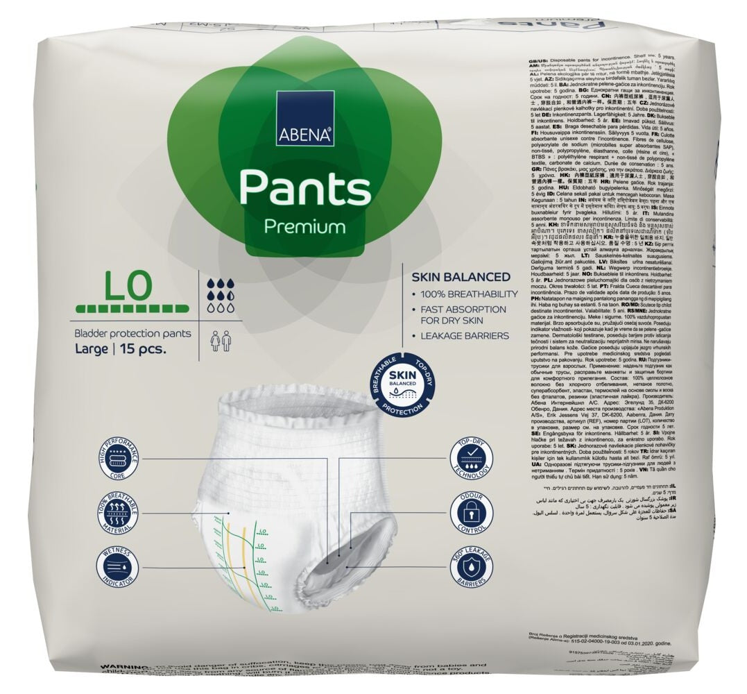 Byxor Abena Pants Premium Stl.L0 100 - 140cm / 90