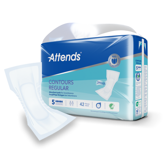 Inkontinensskydd Attends Contours Regular 5 / 42