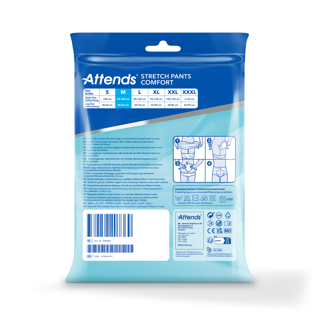 Fixeringsbyxa Attends Stretch Pants Comfort M / 3