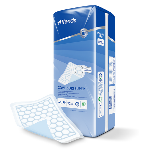 Hygienunderlägg Attends Cover-Dri Super 60 x 90cm / 50