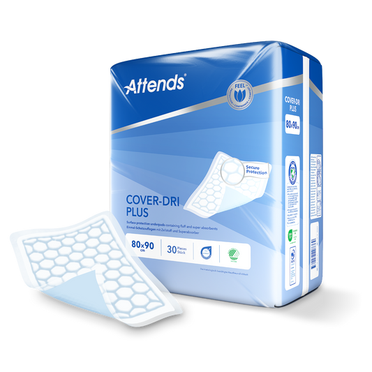 Hygienunderlägg Attends Cover-Dri Plus 80 x 90cm / 30
