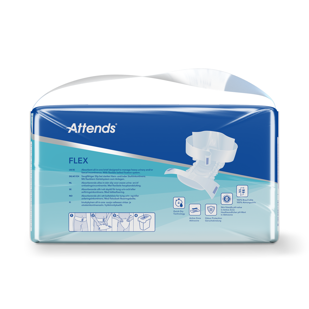 Inkontinensskydd Attends Flex 8 S / 28