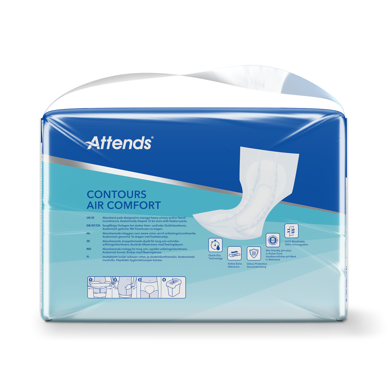 Inkontinensskydd Attends Contours Air Comfort 11 / 21