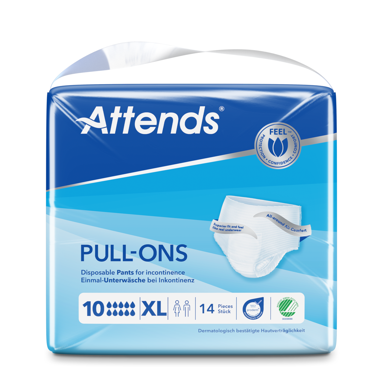 Inkontinensskydd Attends Pull-Ons 10 XL / 14