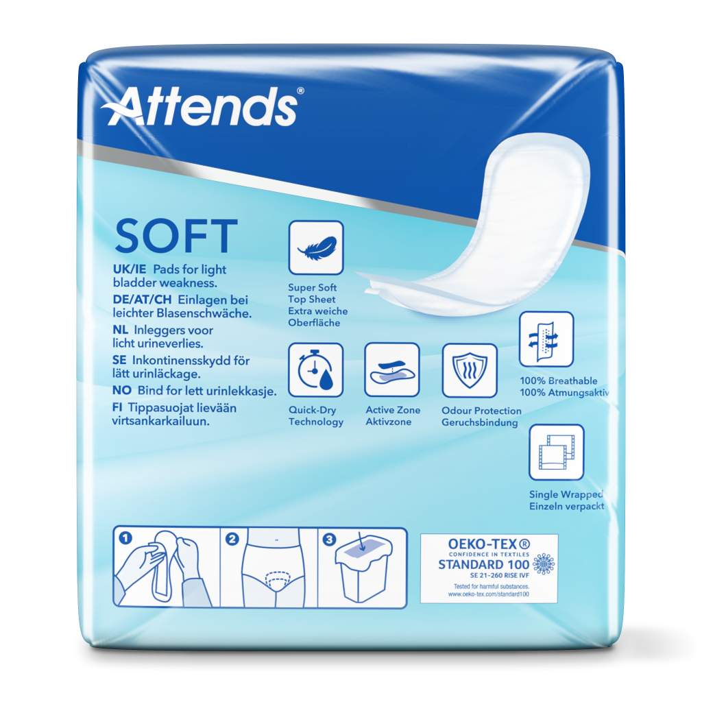 Inkontinensskydd Attends Soft 3 Extra Plus / 10