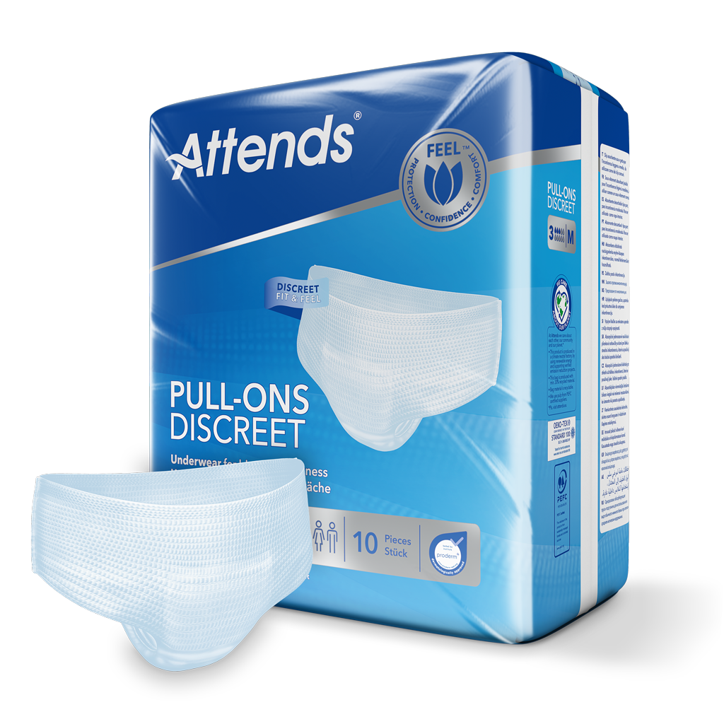 Inkontinensskydd Attends Pull-Ons Discreet 3 M / 10