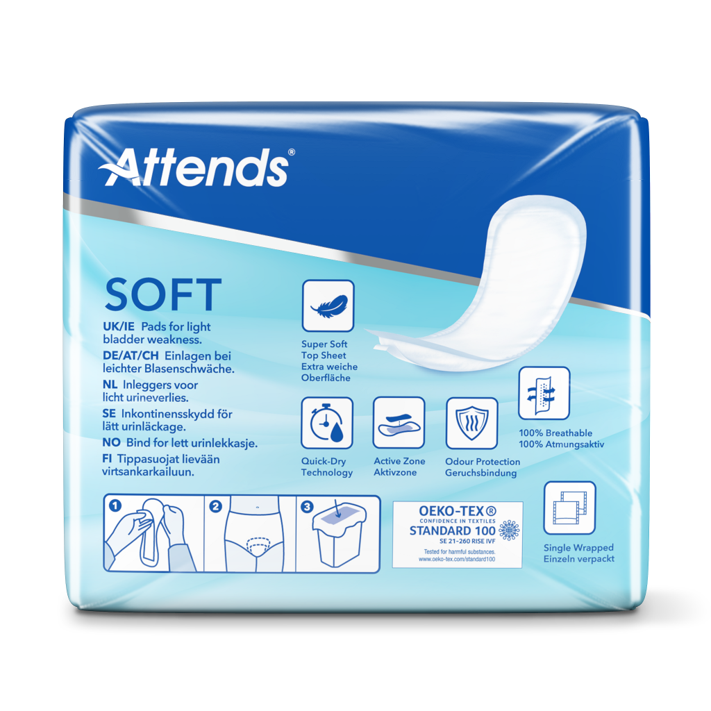 Inkontinensskydd Attends Soft 3 Extra / 10