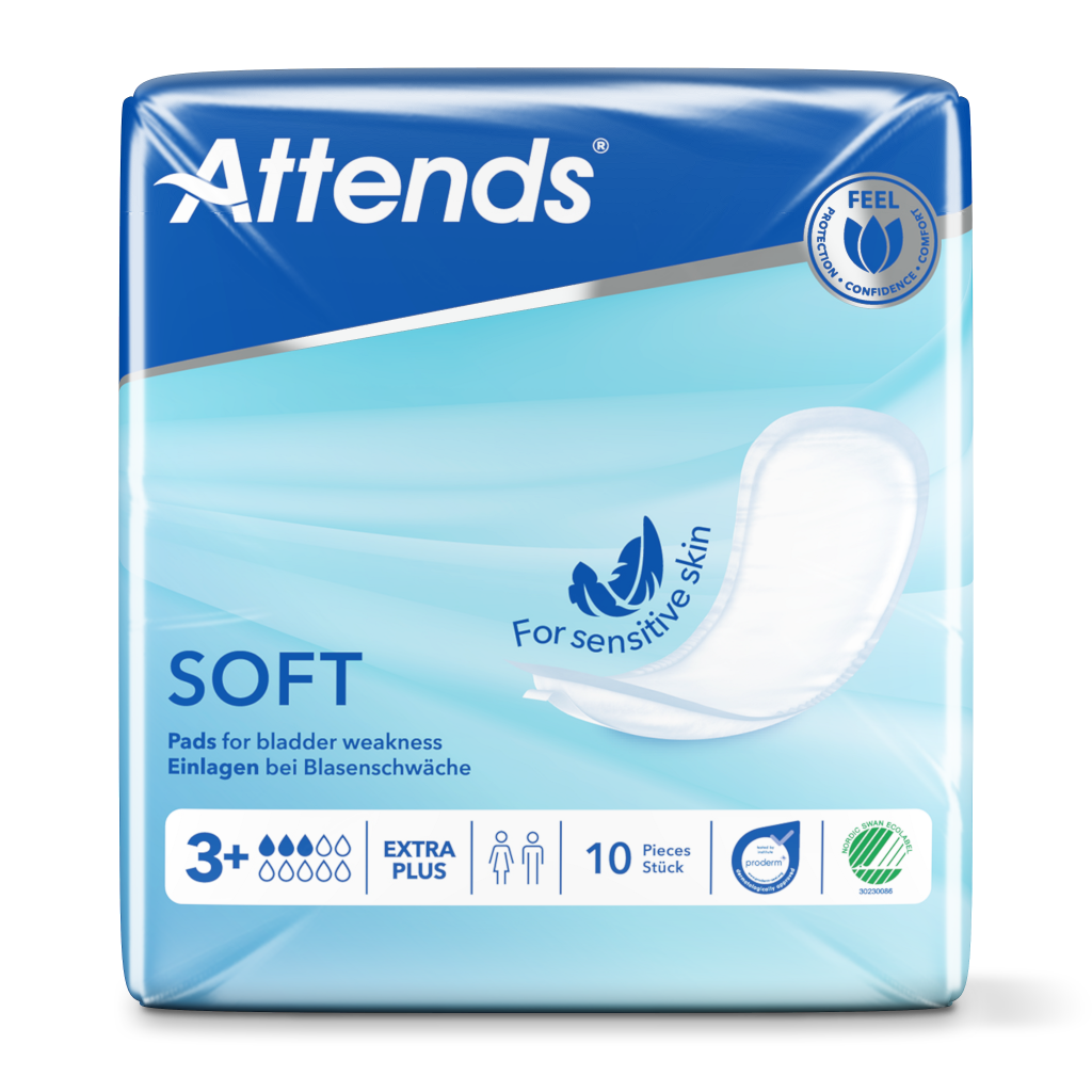 Inkontinensskydd Attends Soft 3 Extra Plus / 10
