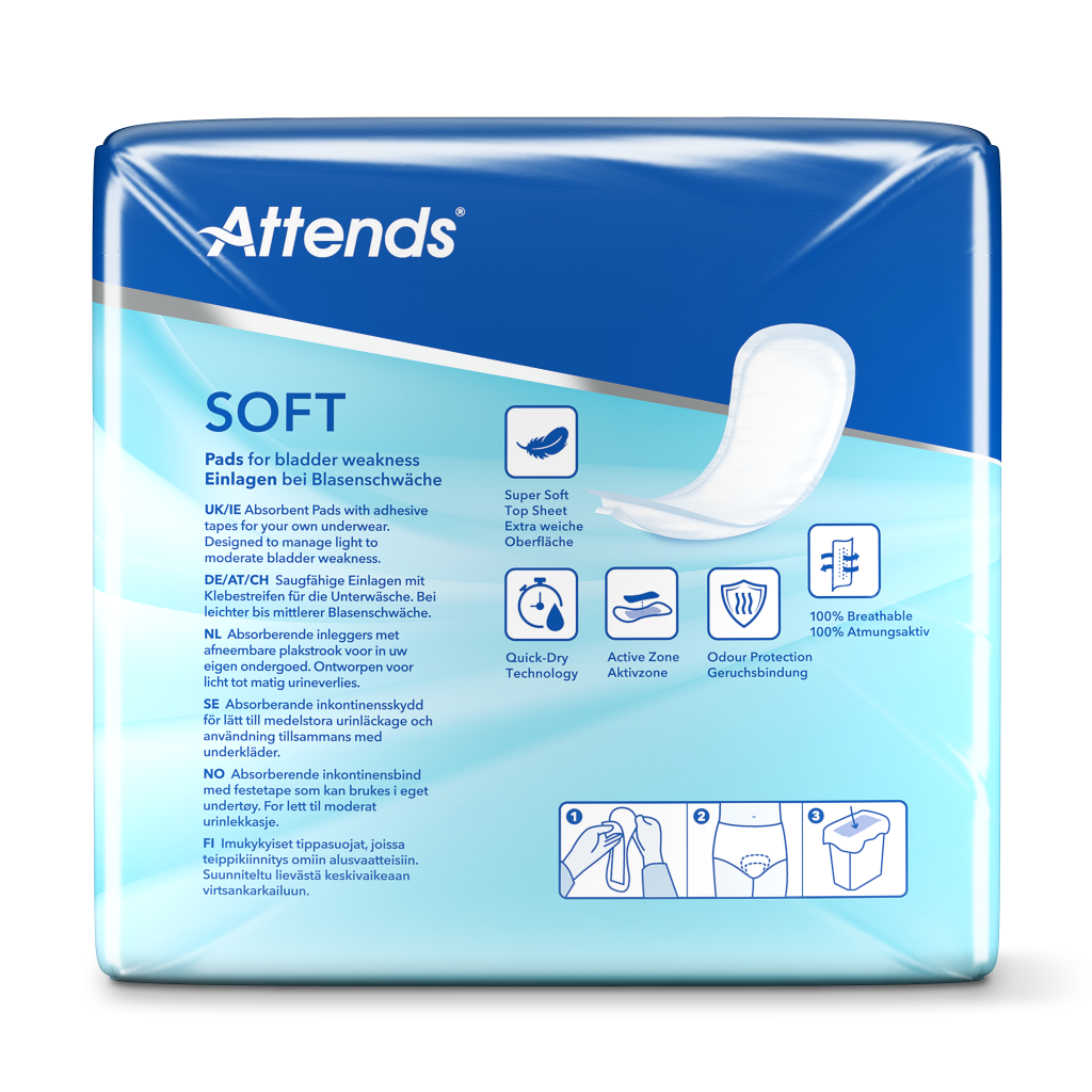 Inkontinensskydd Attends Soft 4 Super / 46