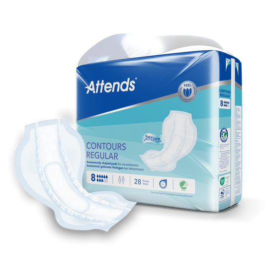 Inkontinensskydd Attends Contours Regular 8 / 28