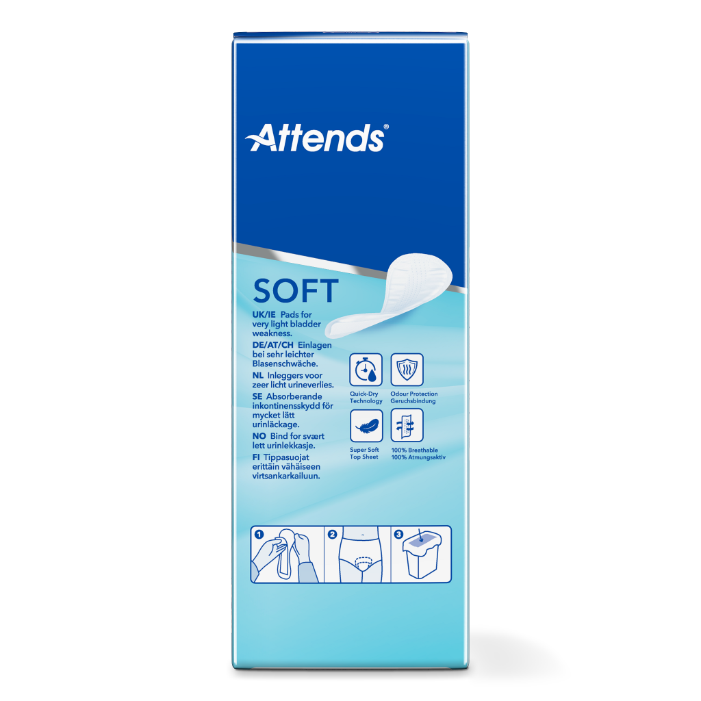 Inkontinensskydd Attends Soft 0 Micro / 28