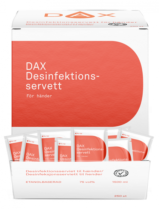 Antibac Desinfektionsservett för händer / 250