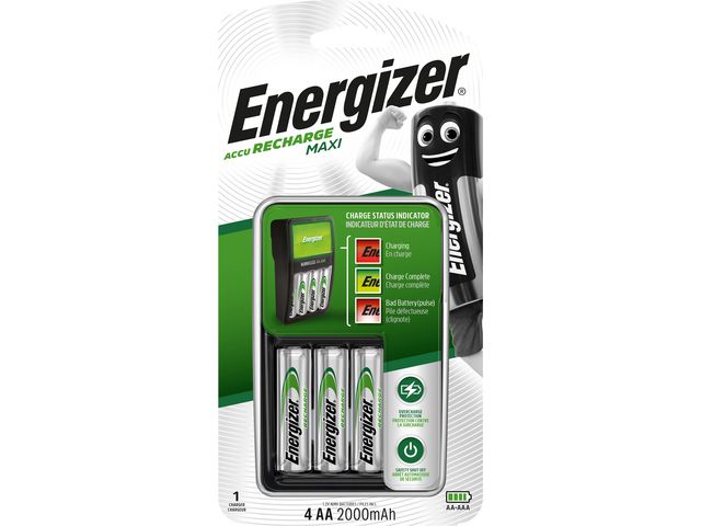 Batteriladdare Energizer Maxi för AA/AAA batterier