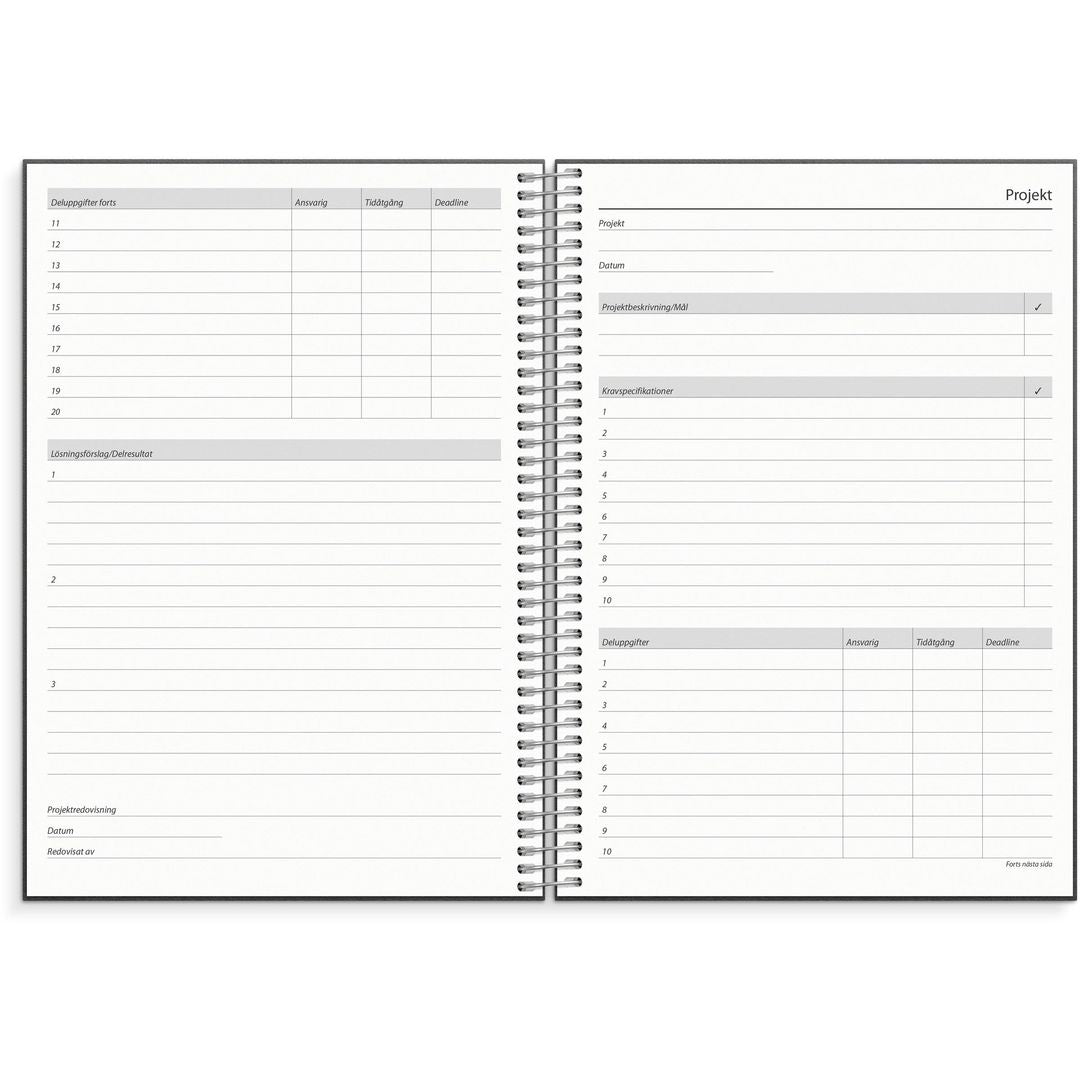 Burde Veckokalender Business VIP refill