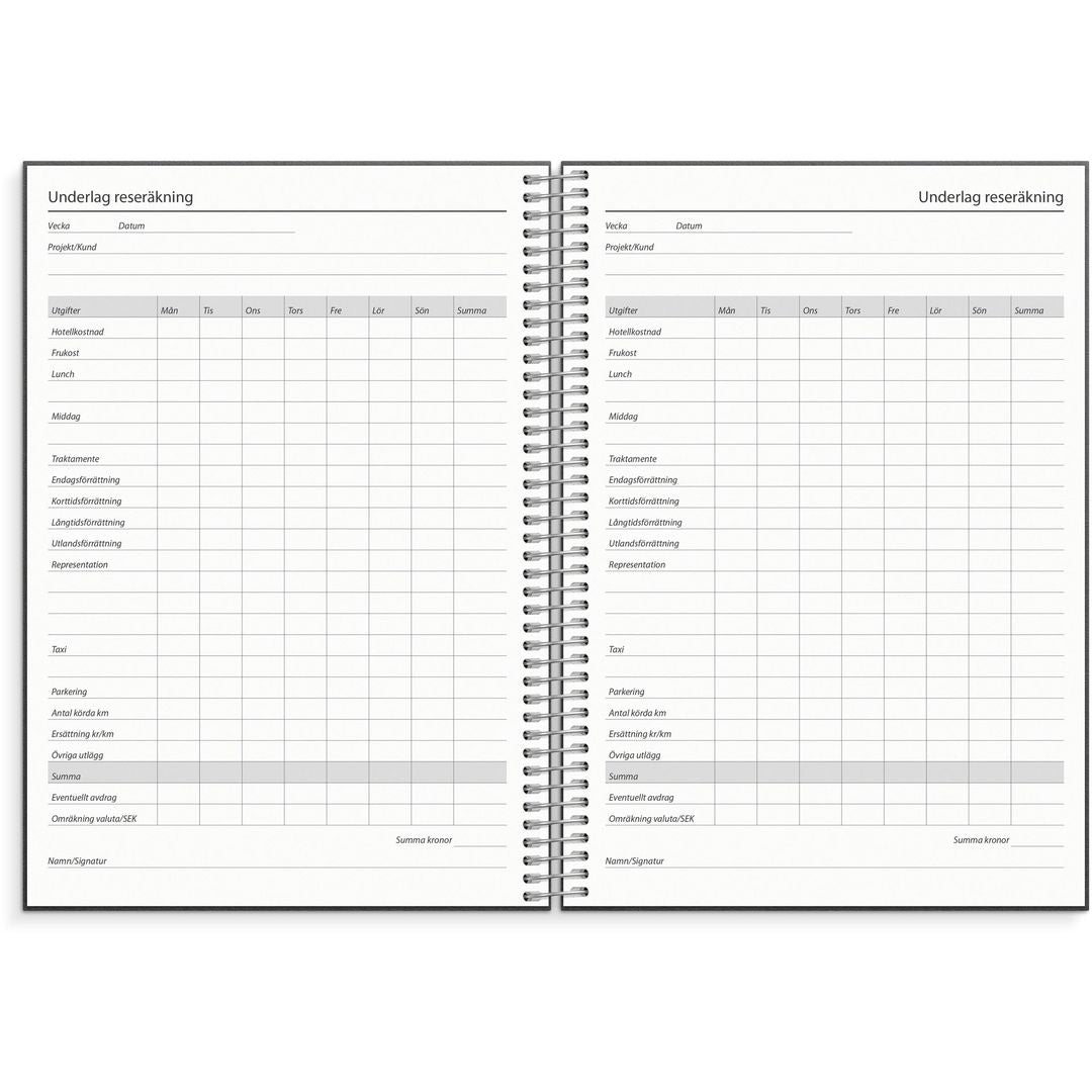 Burde Veckokalender Business VIP refill