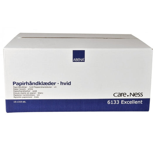Pappershandduk Care-Ness Excellent 2-lag 25 x 21cm / 3800