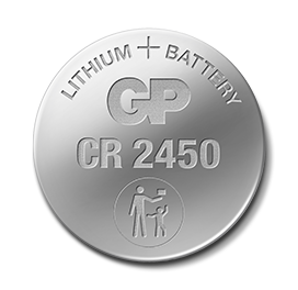 Batteri GP Knappcell Lithium CR2450 3V / 2