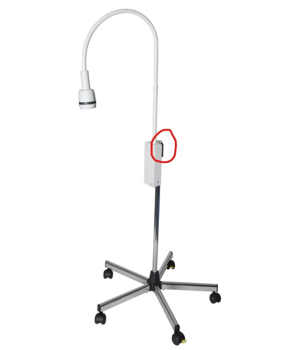 HEINE Rullstativsfäste till Undersökningslampa EL3 & EL10