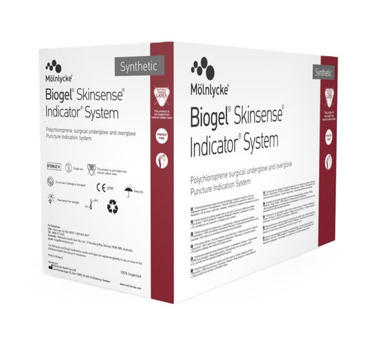 Op-Handske Biogel Skinsense Indicator System Storlek 8,5 / 2x25