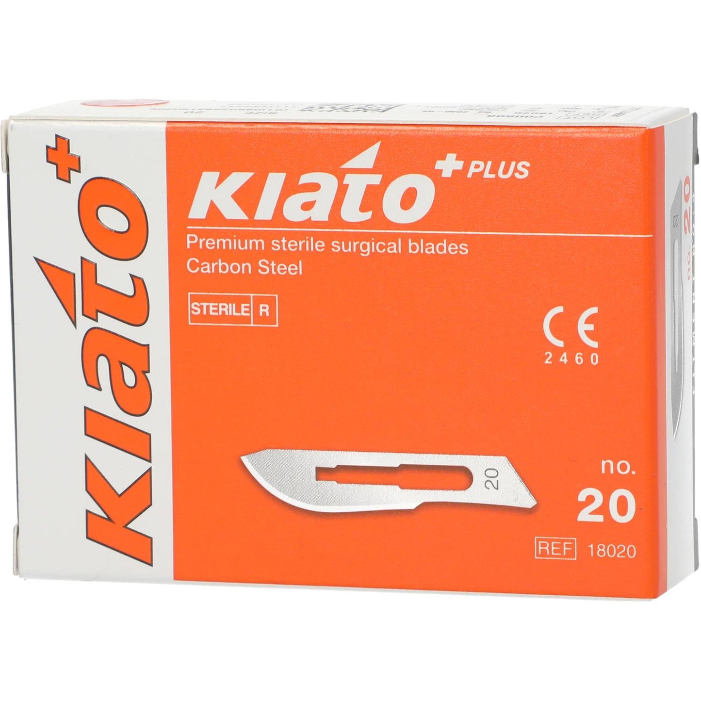 Knivblad Kiato Engångs Kolstål Steril Nr20 / 100
