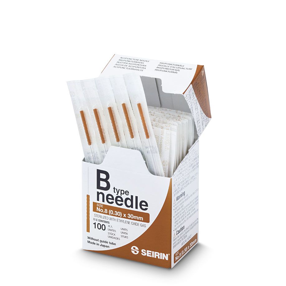 Akupunkturnål Seirin Typ B 0,30 x 30mm / 100