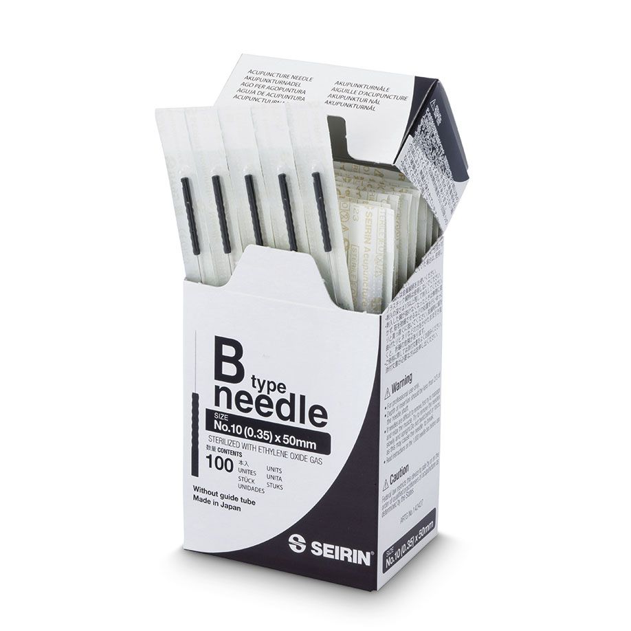 Akupunkturnål Seirin Typ B 0,35 x 50mm / 100