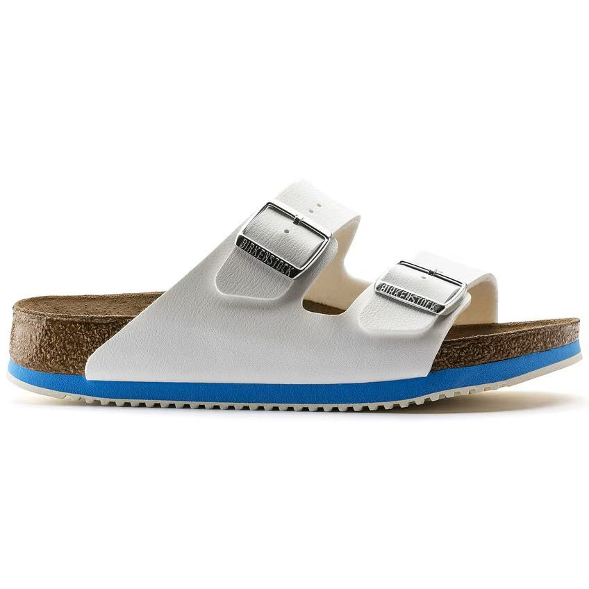 Birkenstock Sandaler Arizona SL Narrow Fit Vit / Blå