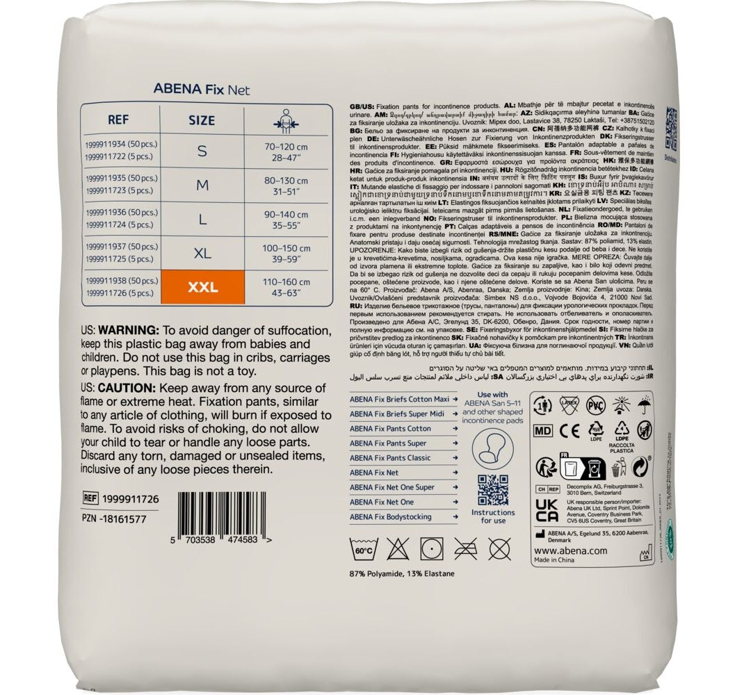 Fix.byxa m ben Fix Net Stl.XXL 110-160cm / 300