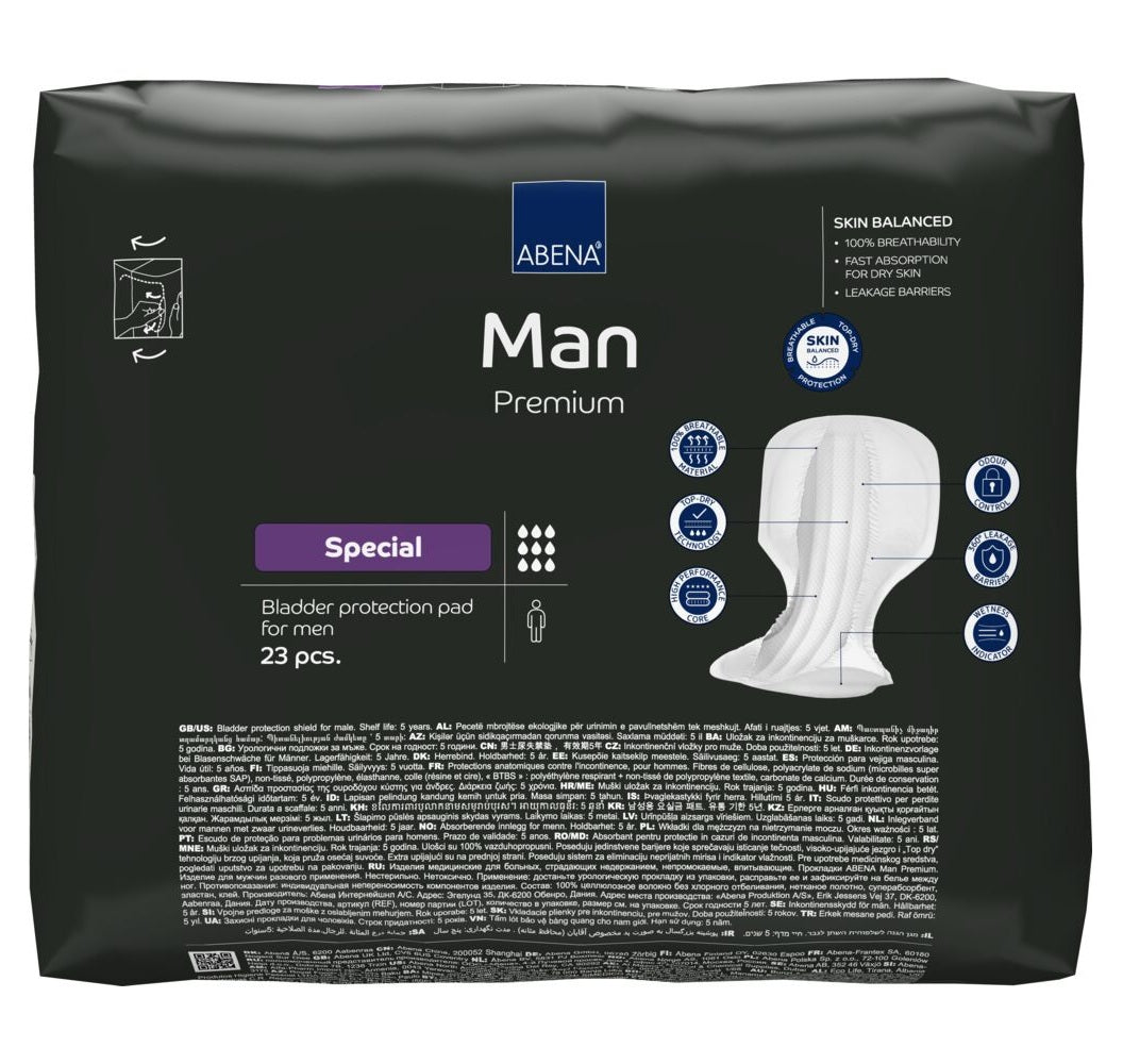 Inkontinensskydd Abena Man Premium Stl.Special 73 x 37cm / 92