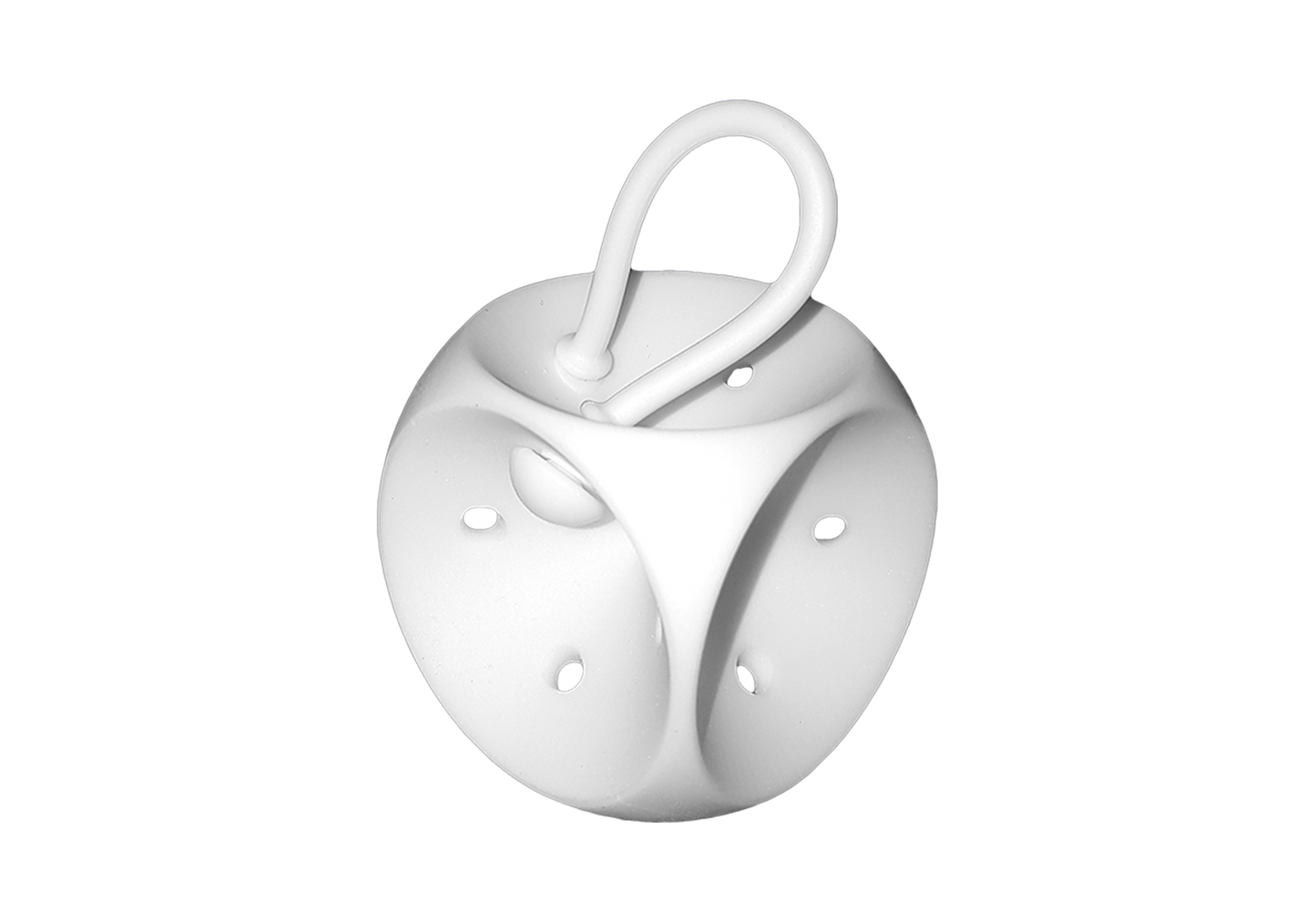 Livmoderring Silikon Kub med dränagehål 25mm