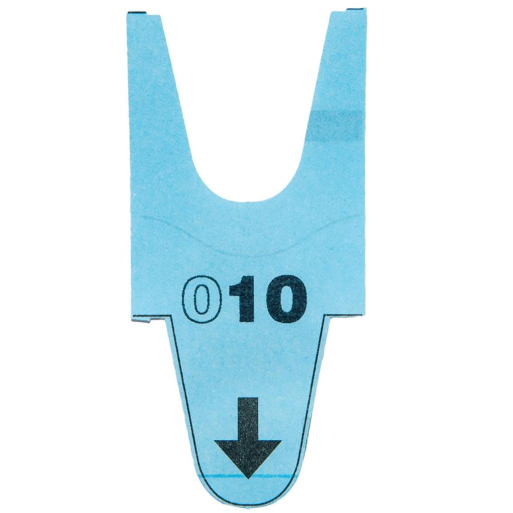 Kölapp Blå T90 30mm bred 4000/rulle / 6