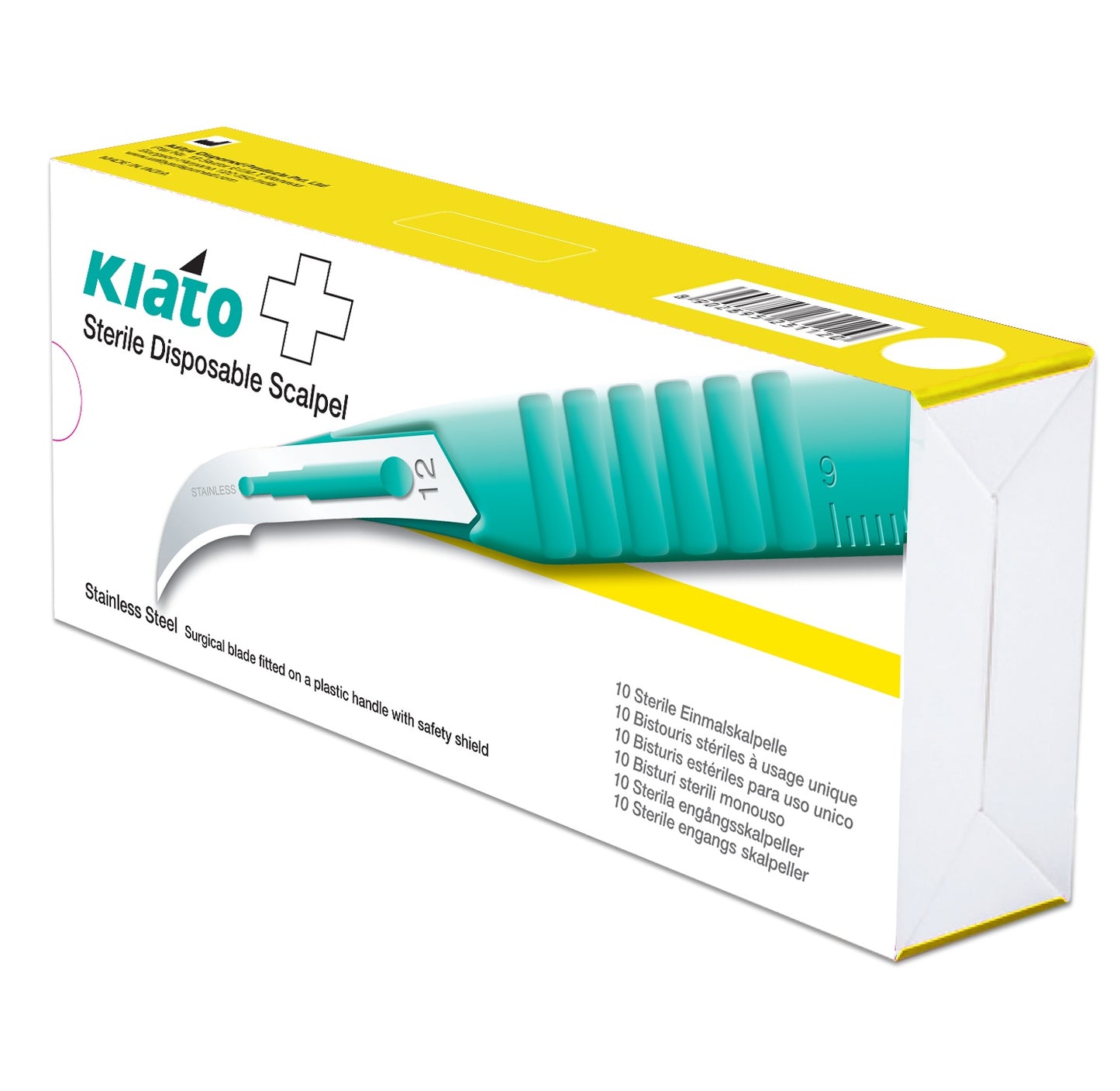 Skalpell/Kniv Kiato Engångs Steril Nr12 / 10