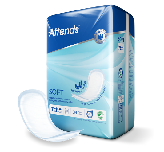 Inkontinensskydd Attends Soft 7 / 34