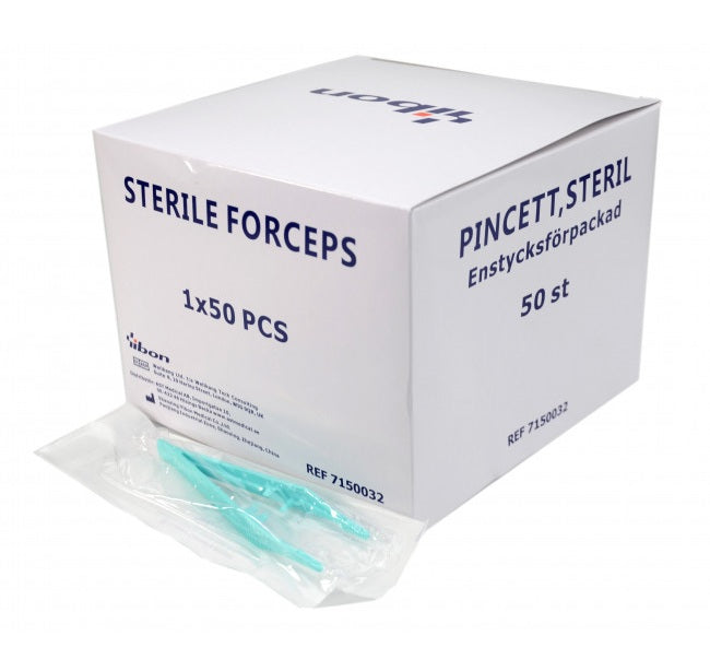 Pincett Grön Steril 12,8cm / 50