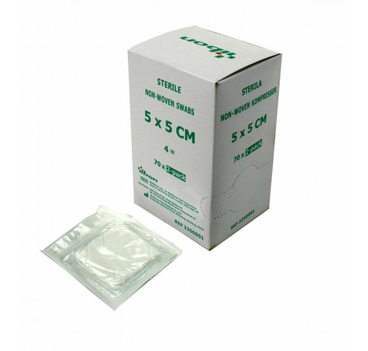 Kompress NonWoven 2-pack Steril 5 x 5cm 4-Lag / 140