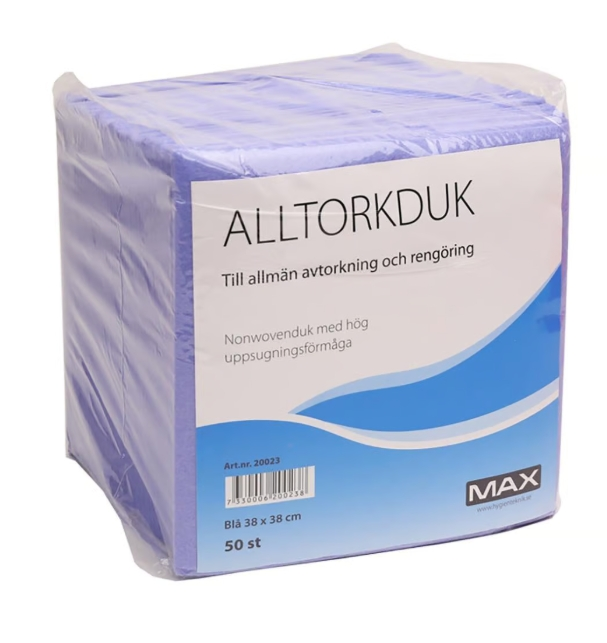 Alltorkduk Blå 38 x 38cm / 50