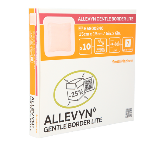 Allevyn Gentle Border Lite 15 x 15cm / 10