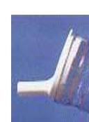 Piplock med stort hål till Mugg Rillekrus