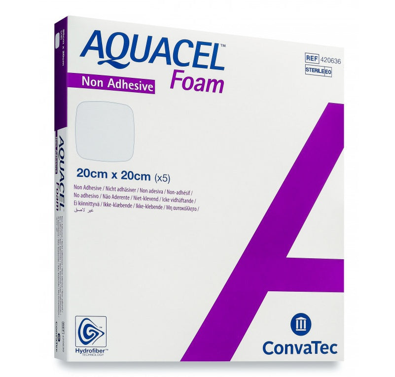 Aquacel Skum Ikke-klebende 5 x 5 cm / 10