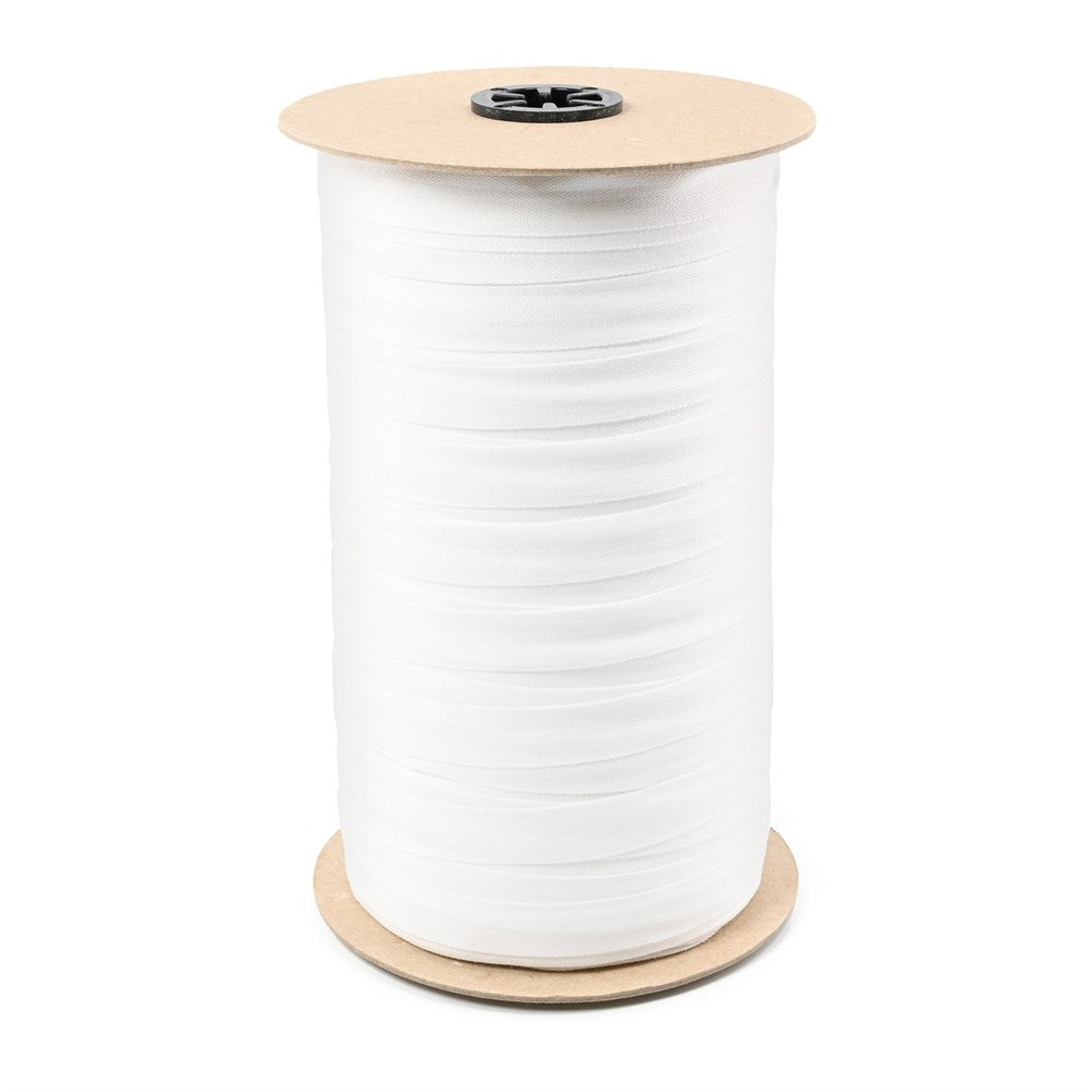 Bomullsband Vit 6mm x 100m