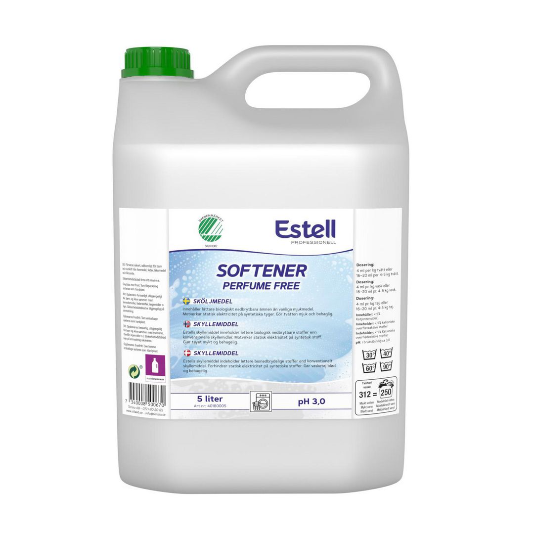 Sköljmedel Estell Oparfyrmerad 5L