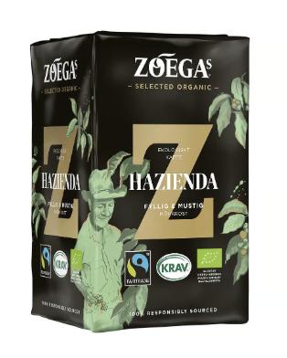 Kaffe Zoegas Hazienda Ekologiskt 450g / 12