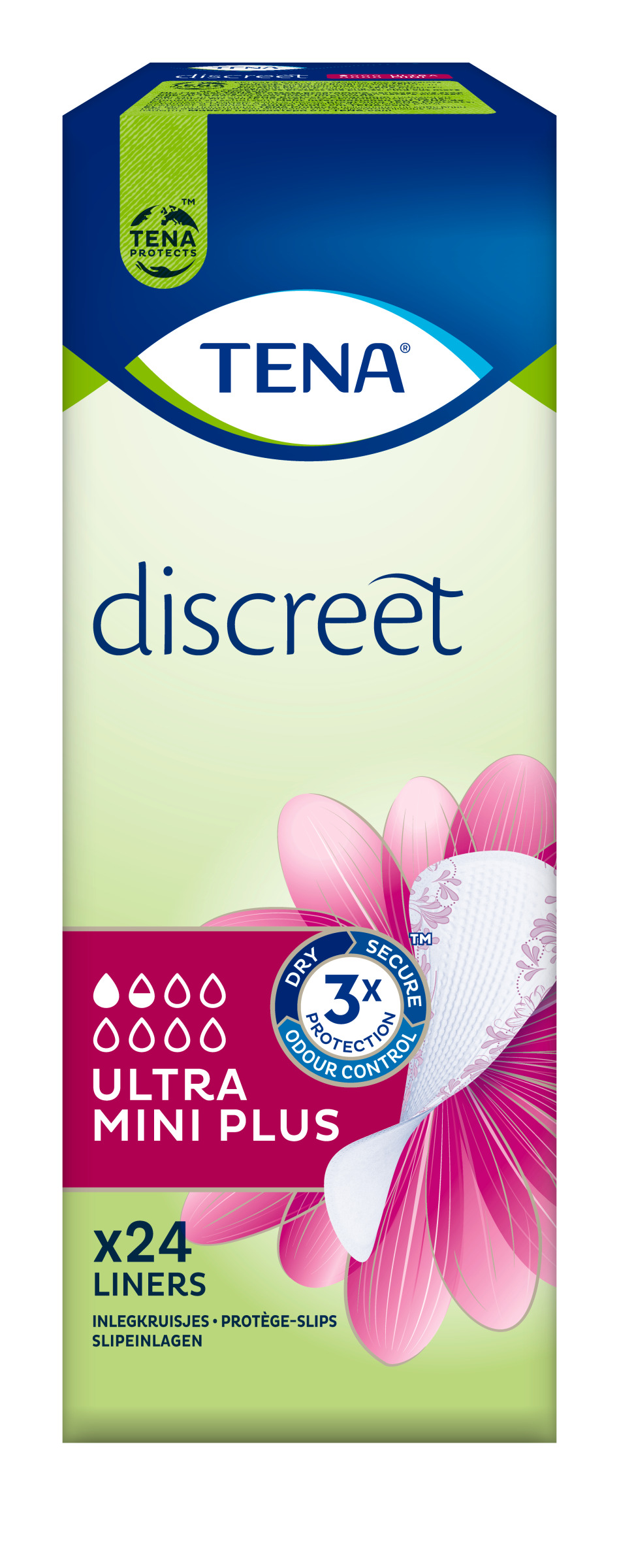 Inkontinensskydd Tena Discreet Ultra Mini Plus / 24