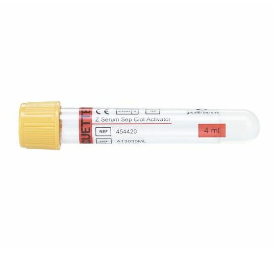Venprovtagningsrör Gul Serum med gel 3,5ml 13x75mm / 50