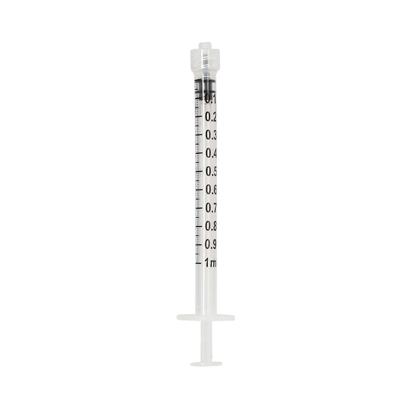 Spruta 3-komp Bluebird Set Luer-Lock/Centrerad 1ml / 100