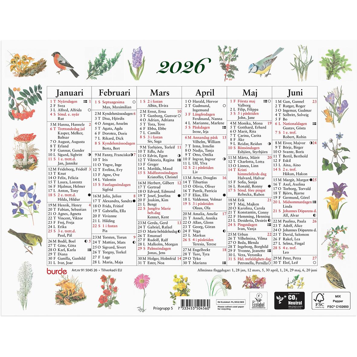 Lilla Naturalmanackan - 5045