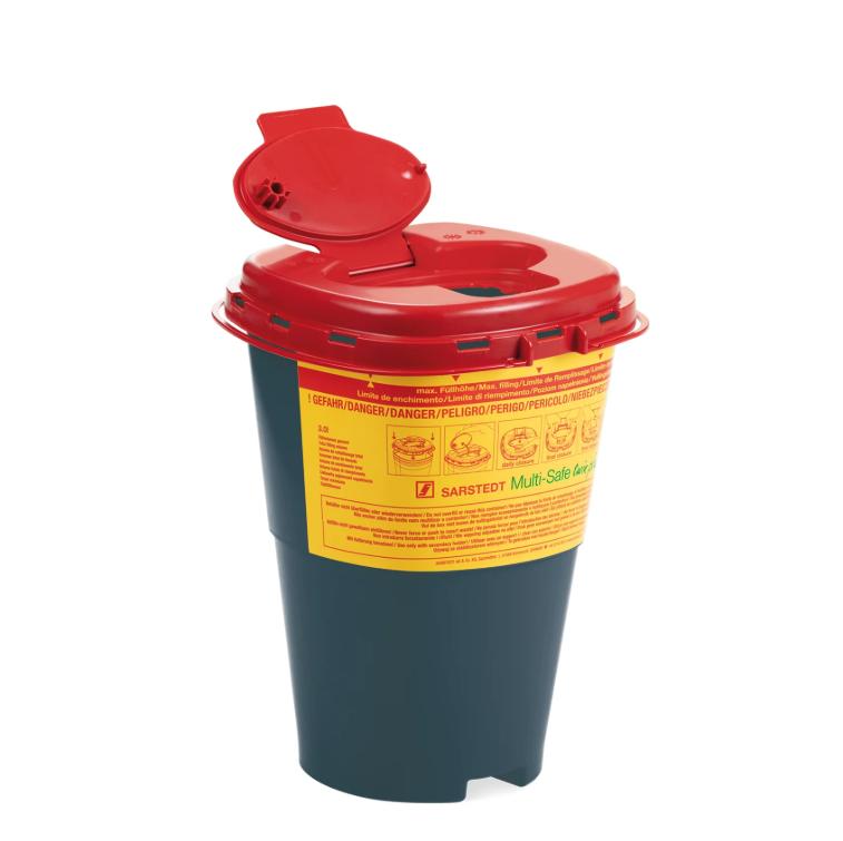 Farlig avfallsbeholder Multi-Safe Twin 3,0L