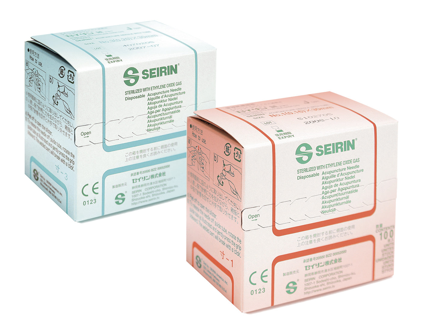 Akupunkturnål Seirin Typ J 0,20 x 50mm / 100