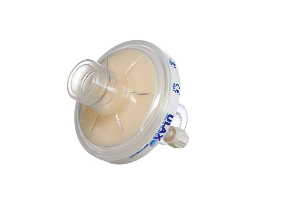 Fukt/Värmeväxlare HME Bakteriefilter med Port Rak Ulax / 50