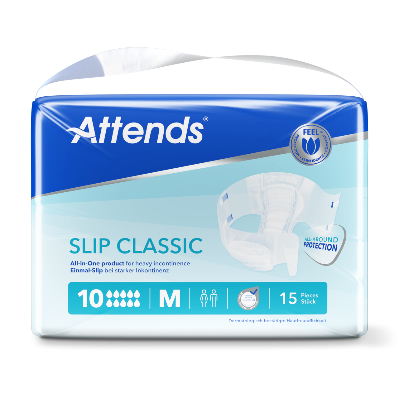Inkontinensskydd Attends Slip Regular 10 M / 15